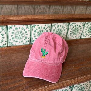 David and Young red vintage cactus baseball hat